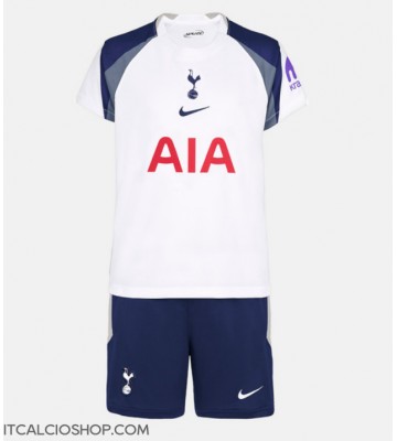 Tottenham Hotspur Prima Maglia Bambino 2025-26 Manica Corta (+ Pantaloni corti)